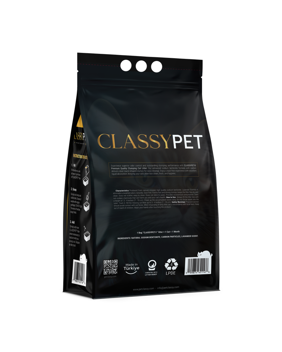 Activated Carbon Lavender Scent Cat Litter