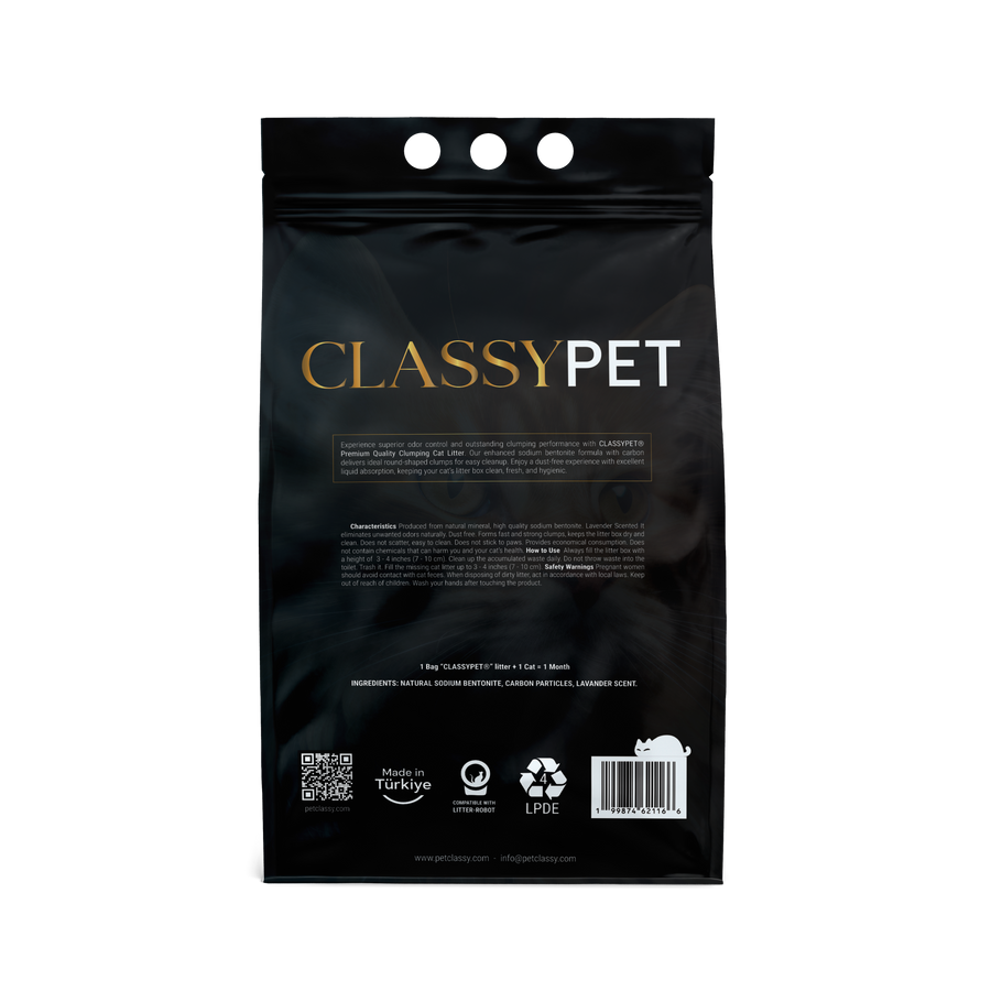 Activated Carbon Lavender Scent Cat Litter