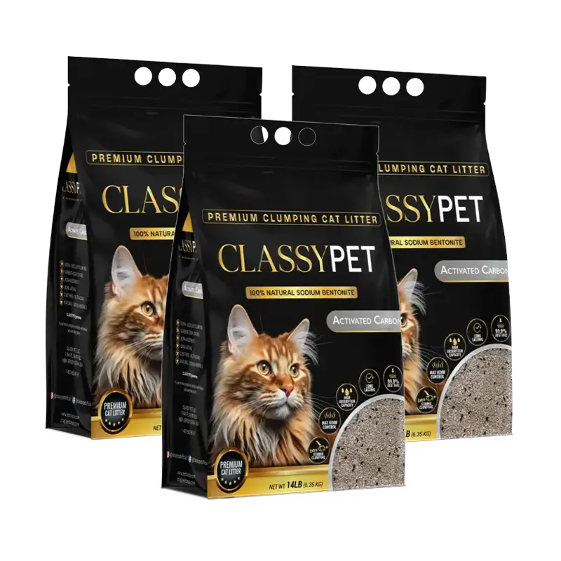 Activated Carbon Scent Cat Litter (3 Pack)